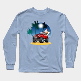 Cartoon jeep Long Sleeve T-Shirt